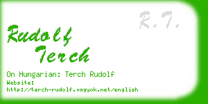 rudolf terch business card